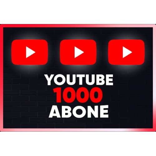  ⚡  GARANTİLİ  YOUTUBE 1000 ABONE ⚡